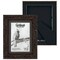 Cardinali Harper Tabletop Ornate Picture Frame, 4x6" Black Vintage Frame Style, Hand-Finished, for Photos or Art, Standing Easel Back with Shatter-Resistant Acrylic Glazing & Acid-Free Backing
